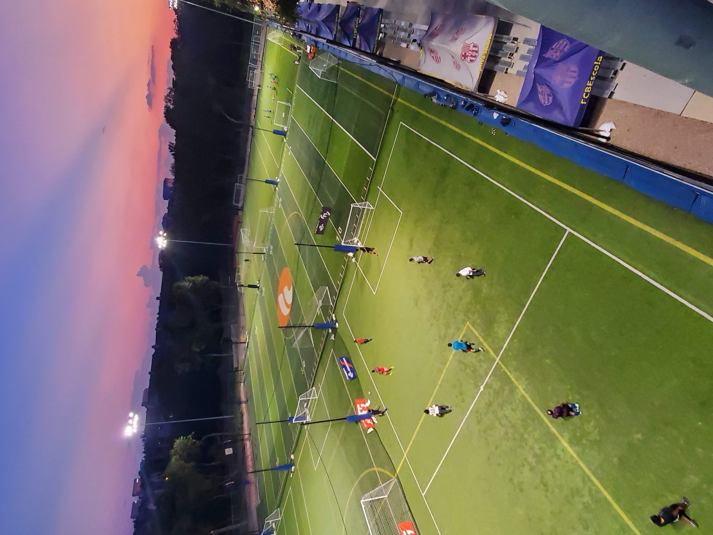 Kids enjoying a training session